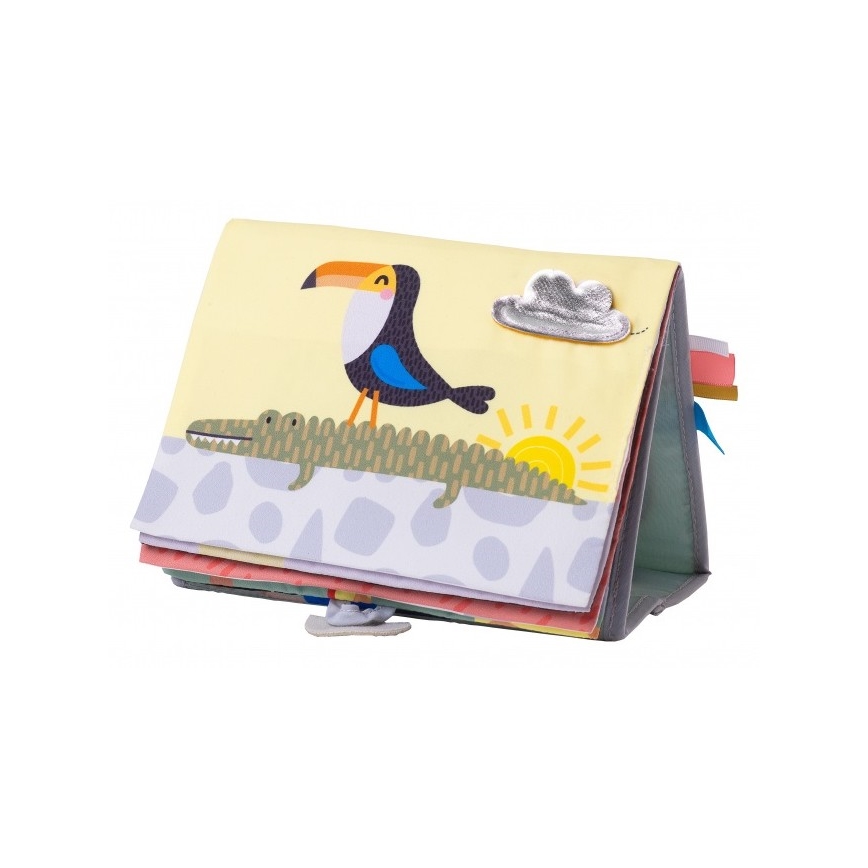Taf Toys - Libro textil infantil con espejo sabana