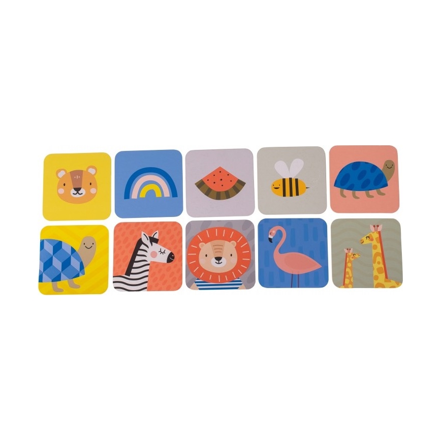 Taf Toys - Tarjetas para jugar boca abajo  18 piezas