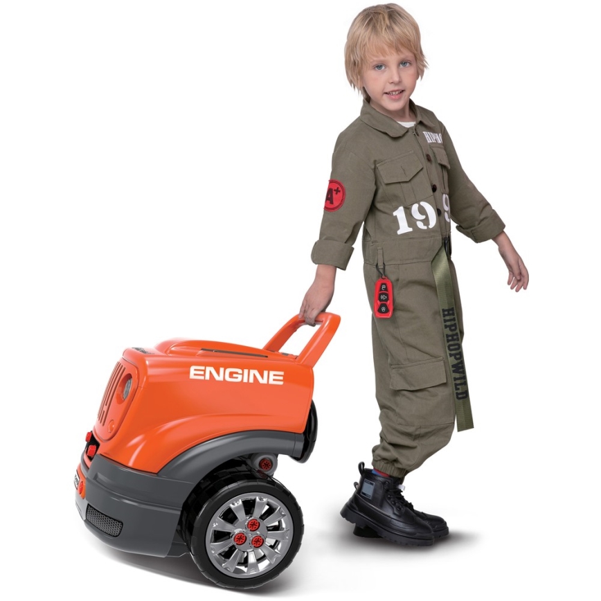 Taller de reparación de coches para niños 3xAAA + 1xCR2025 naranja/gris