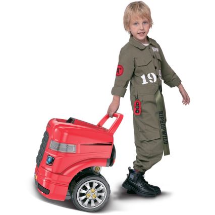 Taller de reparación de coches para niños 3xAAA + 1xCR2025 rojo