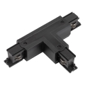 Tapa de extremo del sistema de riel trifásico TRACER T - Conector negro