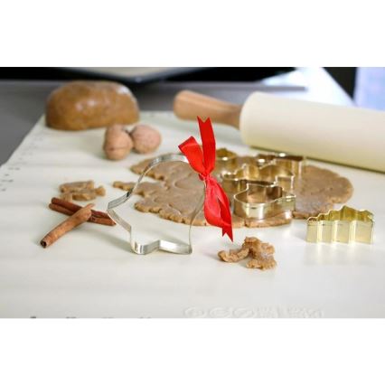 Tapete de silicona para cocina TORO 52x42 cm, color crema