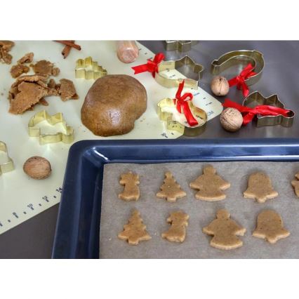 Tapete de silicona para cocina TORO 52x42 cm, color crema