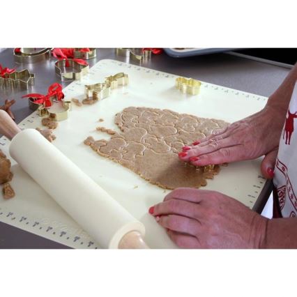 Tapete de silicona para cocina TORO 52x42 cm, color crema