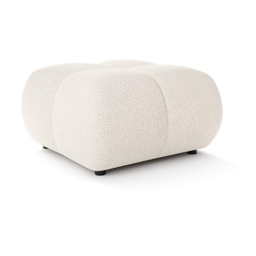 Tapizado taburete ALMADA 72x72 cm beige