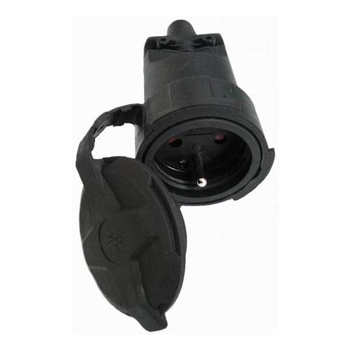 Tapón de goma 230V/16A IP65