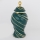 Tarro de cerámica 41x20 cm dorado/verde