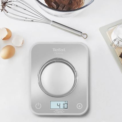 Tefal - Balanza de cocina OPTISS 2xAAA gris