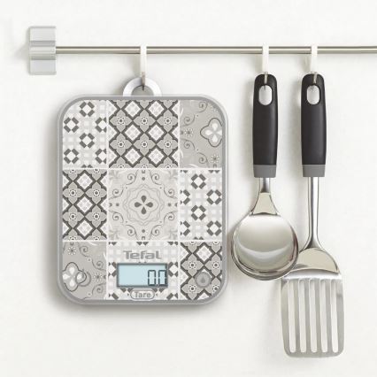 Tefal - Báscula de cocina OPTISS 2xAAA beige