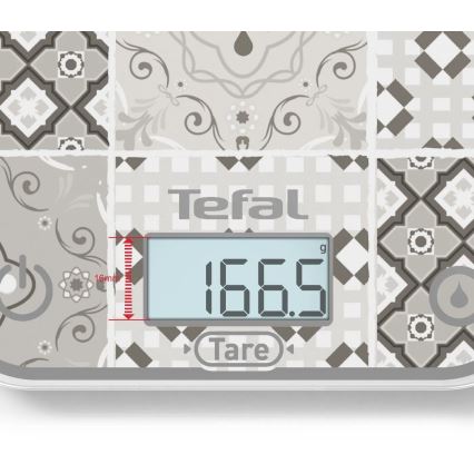 Tefal - Báscula de cocina OPTISS 2xAAA beige