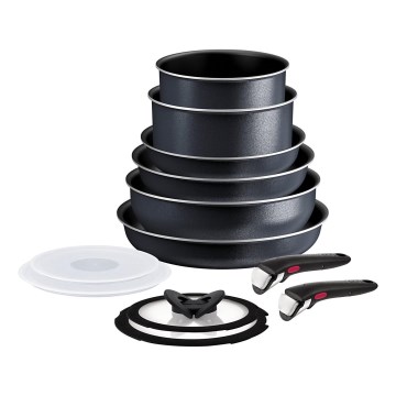 Tefal - Batería de cocina de 12 piezas INGENIO SO LIGHT