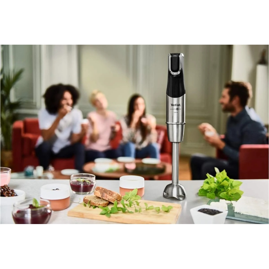 Tefal - Batidora de mano INFINY FORCE PRO 5en1 1200W/230V negro/acero inoxidable