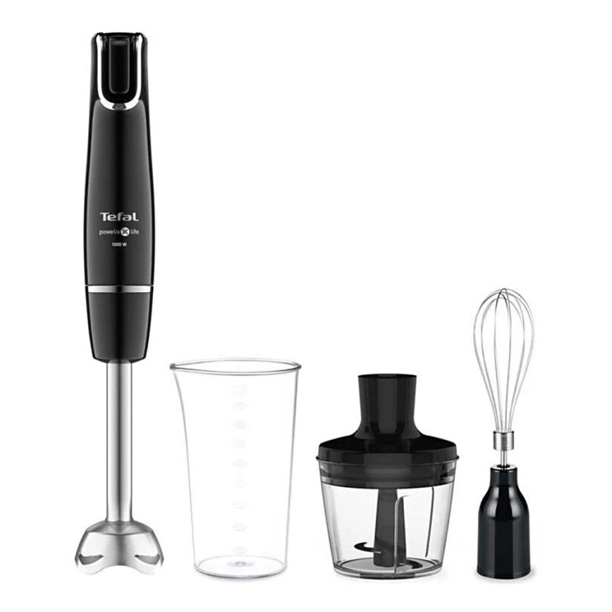 Tefal - Batidora de mano INFINY FORCE V2 3en1 1000W/230V negro/acero inoxidable
