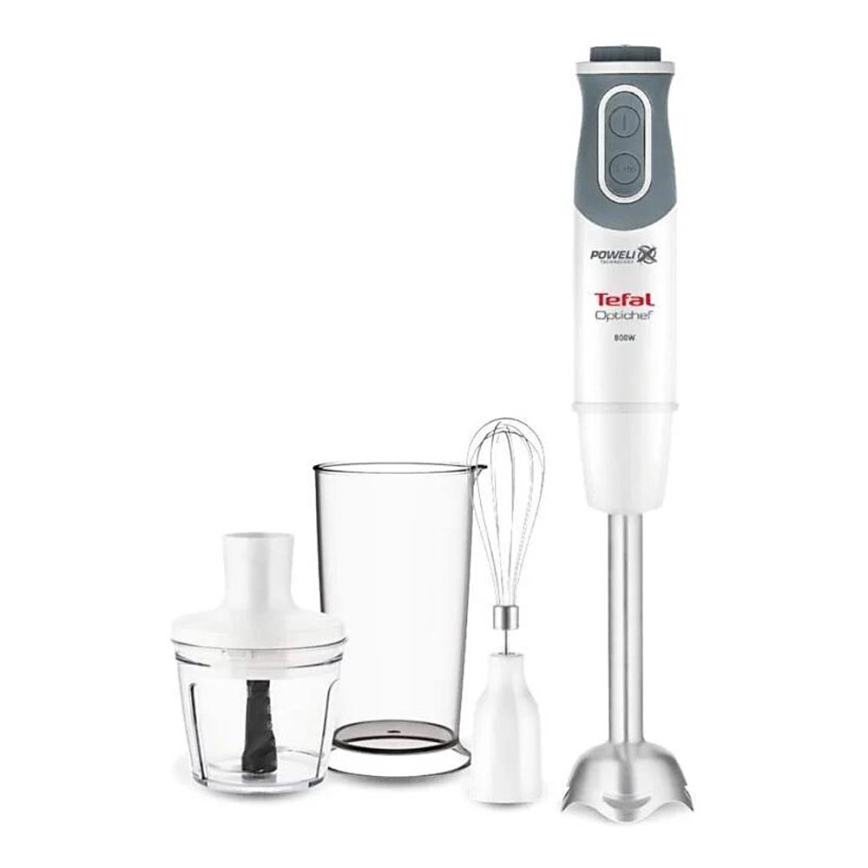 Tefal - Batidora de mano OPTICHEF 800W/230V blanco