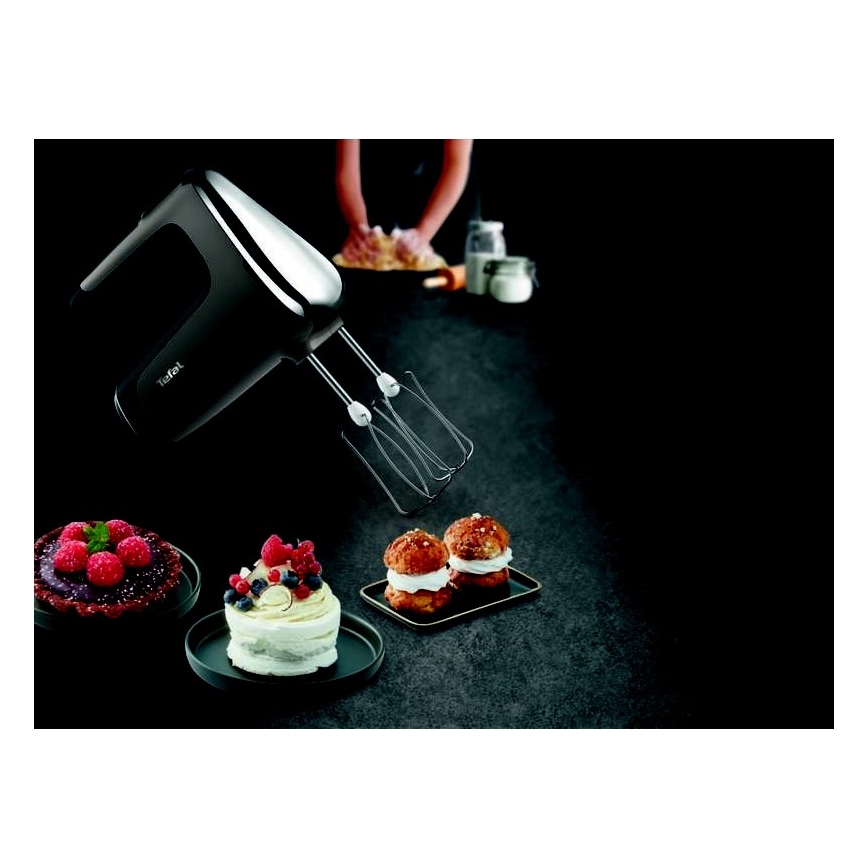 Tefal - Batidora de mano POWERMIX SILENCE 600W/230V negro/gris