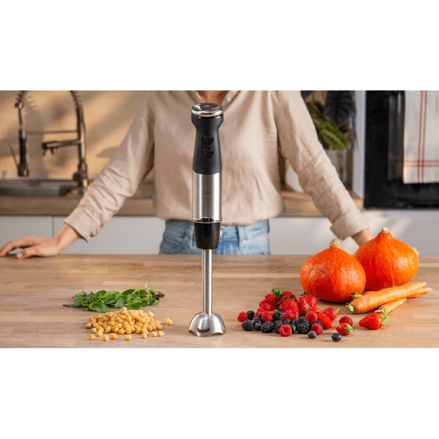Tefal - Batidora de mano QUICKCHEF 1000W/230V negro