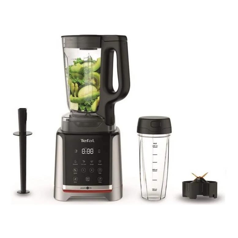 Tefal - Batidora de mesa 1,7 l INFINITYMIX+ 1600W/230V negro/acero inoxidable