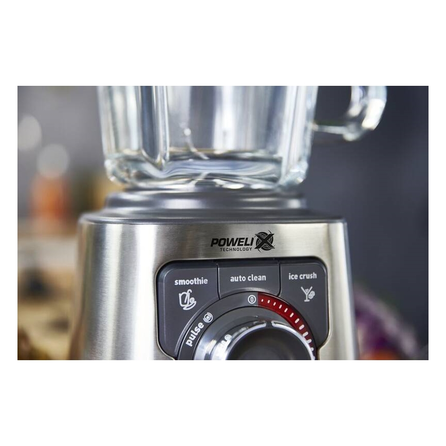Tefal - Batidora de mesa 2 l PERFECTMIX+ 1200W/230V cromo mate/negro