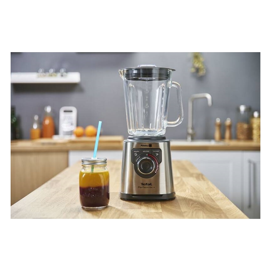 Tefal - Batidora de mesa 2 l PERFECTMIX+ 1200W/230V cromo mate/negro