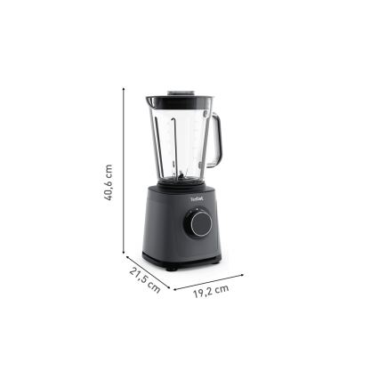 Tefal - Batidora de mesa 2 l PERFECTMIX+ 1200W/230V negro