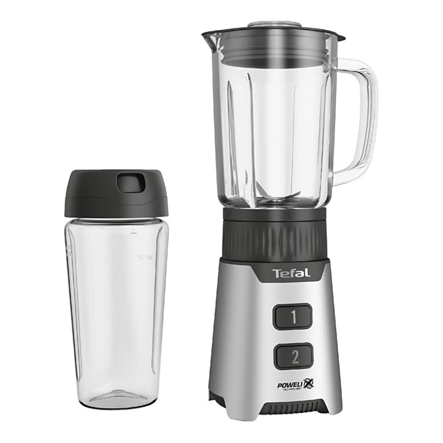 Tefal - Batidora de mesa BLENDFORCE 400W/230V acero inoxidable/negro