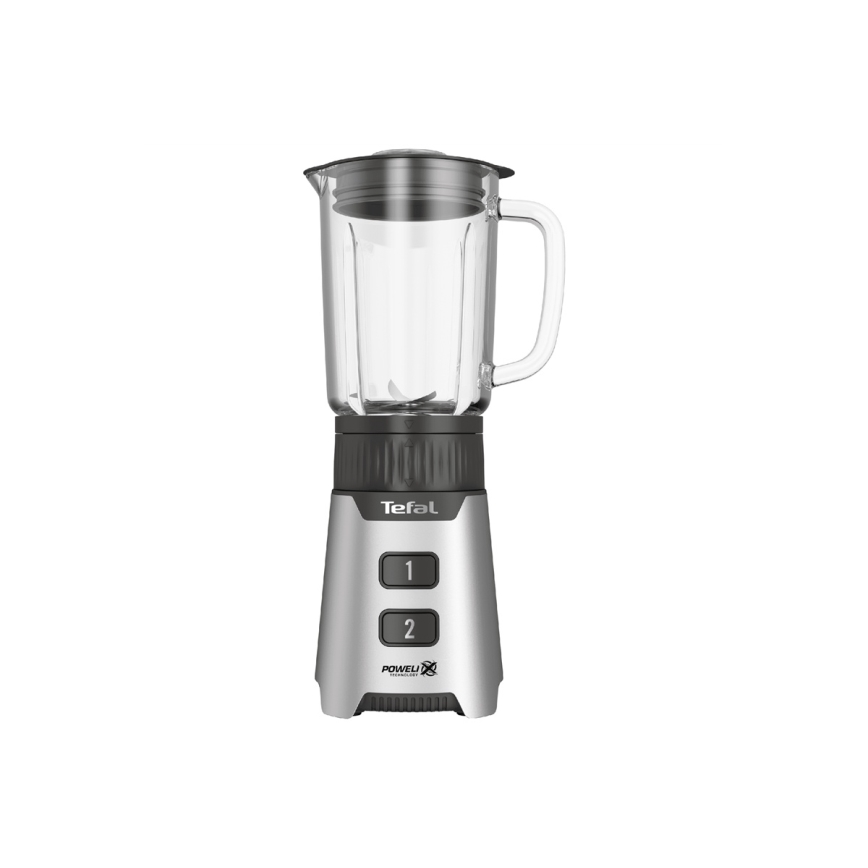 Tefal - Batidora de mesa BLENDFORCE 400W/230V acero inoxidable/negro