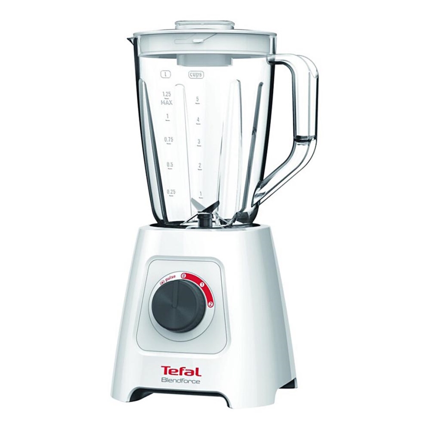 Tefal - Batidora de mesa BLENDFORCE 600W/230V blanco