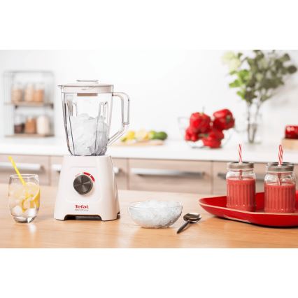 Tefal - Batidora de mesa BLENDFORCE 600W/230V blanco