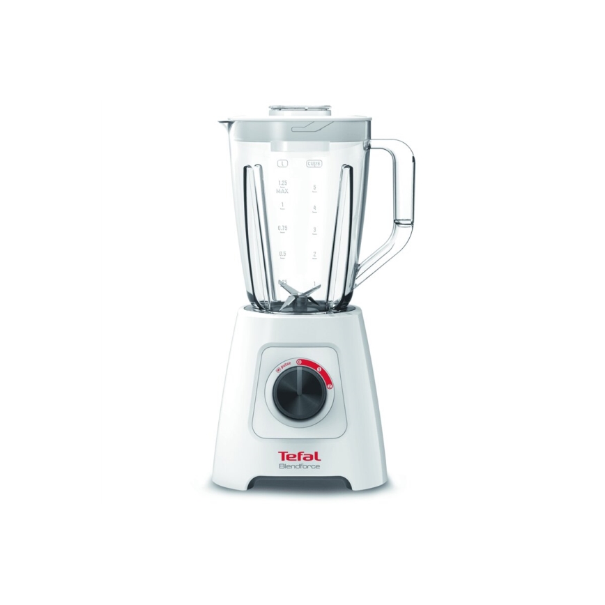 Tefal - Batidora de mesa BLENDFORCE 600W/230V blanco