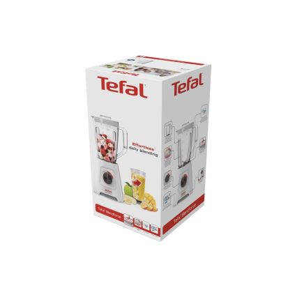 Tefal - Batidora de mesa BLENDFORCE 600W/230V blanco