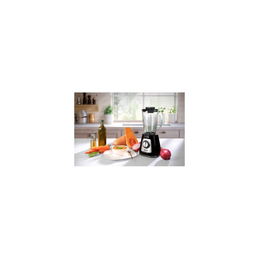 Tefal - Batidora de mesa BLENDFORCE 800W/230V negro/acero inoxidable