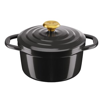 Tefal - Cacerola con tapa AIR 20 cm antracita
