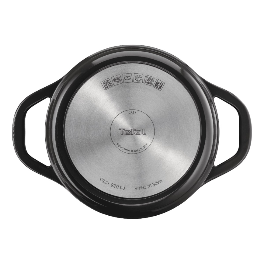 Tefal - Cacerola con tapa AIR 20 cm antracita