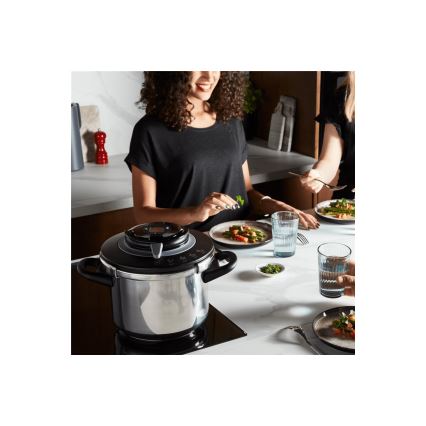 Tefal - Olla a presión de 8 l CLIPSO+ CHEF acero inoxidable
