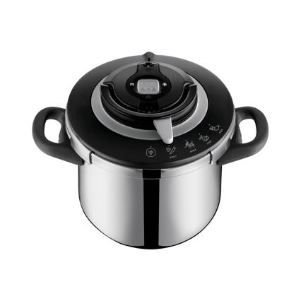 Tefal - Olla a presión de 8 l CLIPSO+ CHEF acero inoxidable