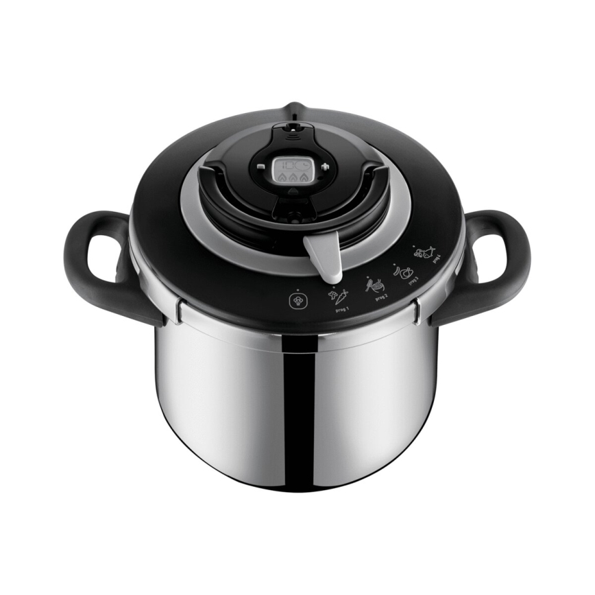 Tefal - Olla a presión de 8 l CLIPSO+ CHEF acero inoxidable