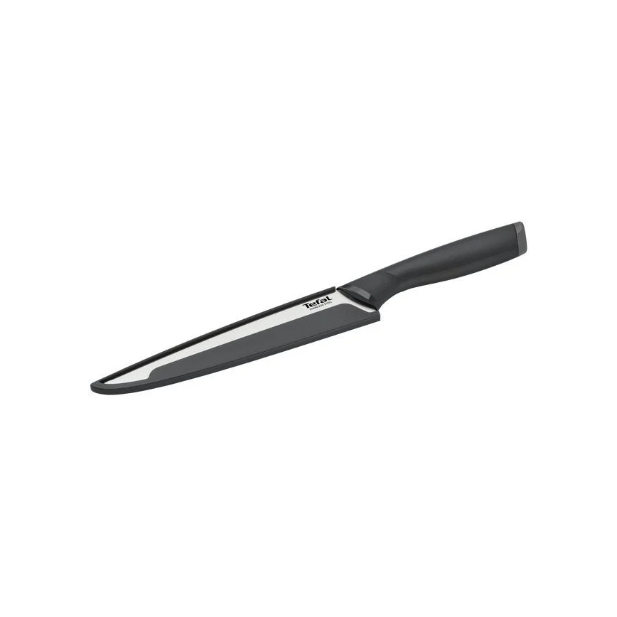 Tefal - Cuchillo de acero inoxidable COMFORT 20 cm cromo brillante/negro
