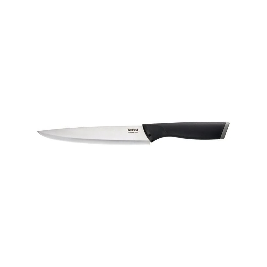 Tefal - Cuchillo de acero inoxidable COMFORT 20 cm cromo brillante/negro
