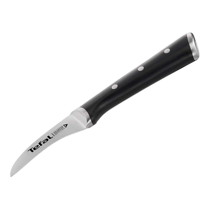 Tefal - Cuchillo de acero inoxidable ICE FORCE 7 cm cromo brillante/negro
