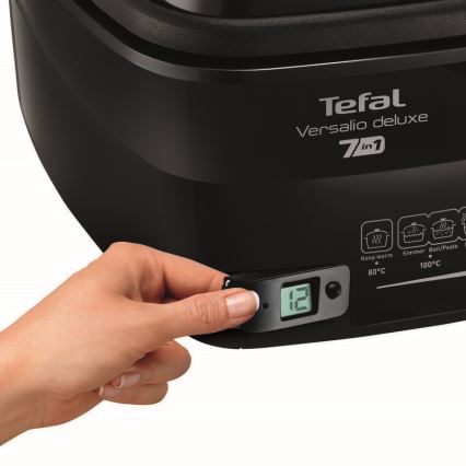 Tefal - Freidora 2 l VERSALION DE LUXE 7en1 1600W/230V negro