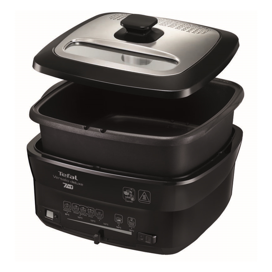 Tefal - Freidora 2 l VERSALION DE LUXE 7en1 1600W/230V negro