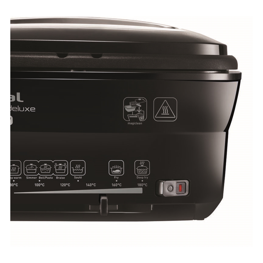 Tefal - Freidora 2 l VERSALION DE LUXE 7en1 1600W/230V negro