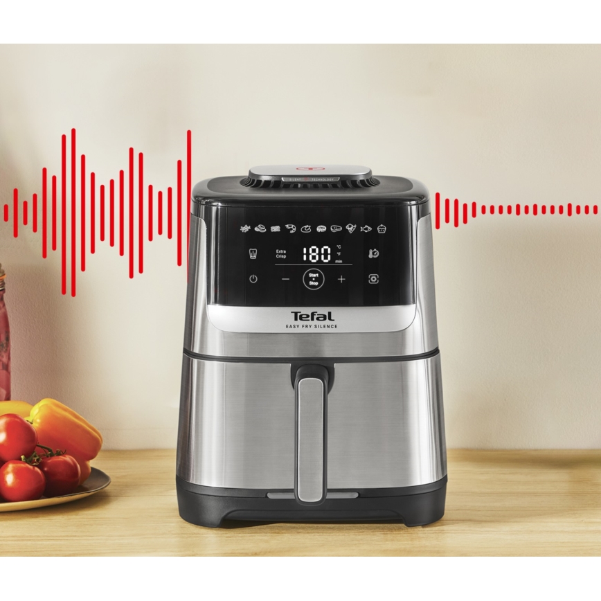 Tefal - Freidora de aire 5 l EASY FRY SILENCE 10 en 1 1400-1670W/230V