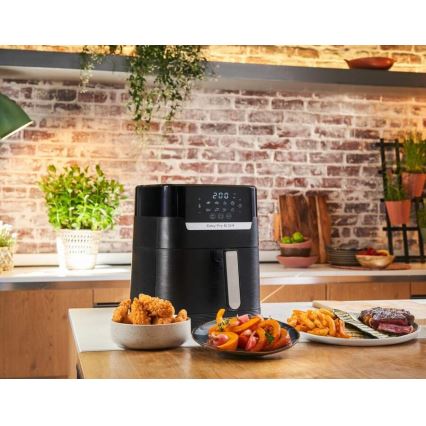 Tefal - Freidora de aire caliente 4,2 l EASY FRY&GRILL 2en1 1550W/230V negro