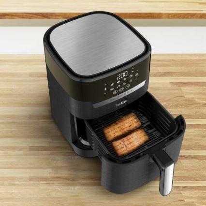 Tefal - Freidora de aire caliente 4,2 l EASY FRY&GRILL 2en1 1550W/230V negro