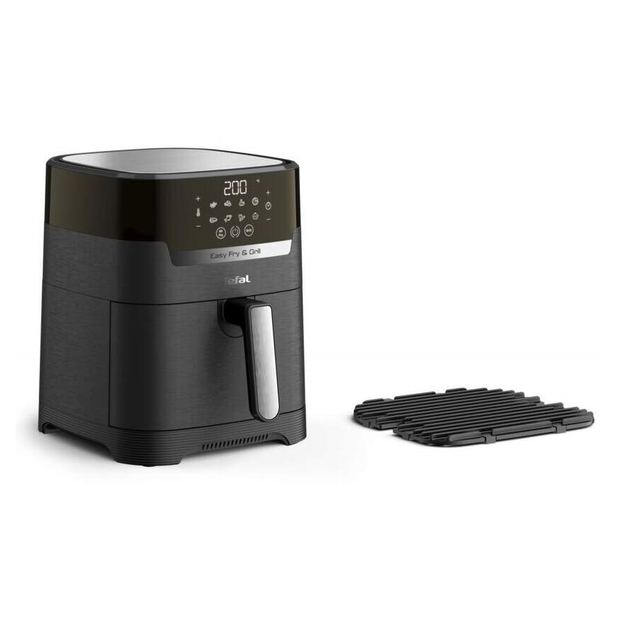 Tefal - Freidora de aire caliente 4,2 l EASY FRY&GRILL 2en1 1550W/230V negro