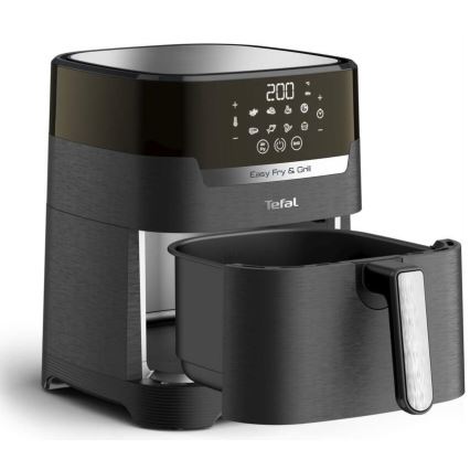 Tefal - Freidora de aire caliente 4,2 l EASY FRY&GRILL 2en1 1550W/230V negro
