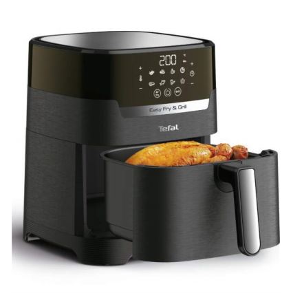 Tefal - Freidora de aire caliente 4,2 l EASY FRY&GRILL 2en1 1550W/230V negro