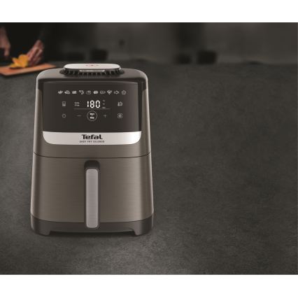 Tefal - Freidora de aire de 5 L EASY FRY SILENCE COAL 1400-1670W/230V