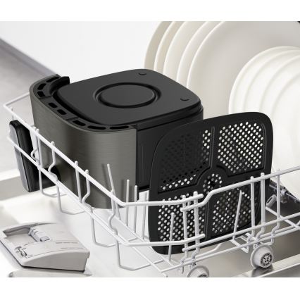 Tefal - Freidora de aire de 5 L EASY FRY SILENCE COAL 1400-1670W/230V